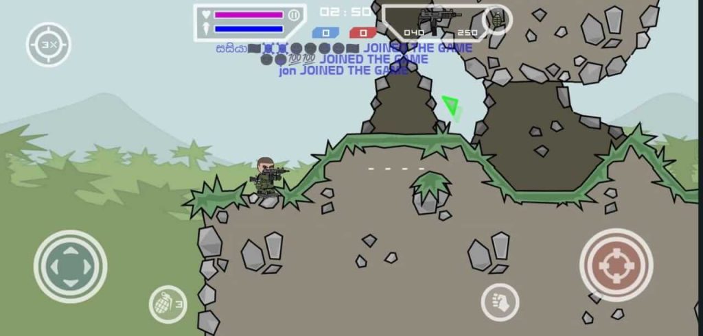 mini militia wall hack