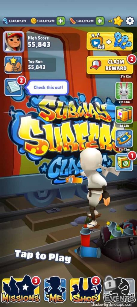 subway surfers unlimited money mod apk
