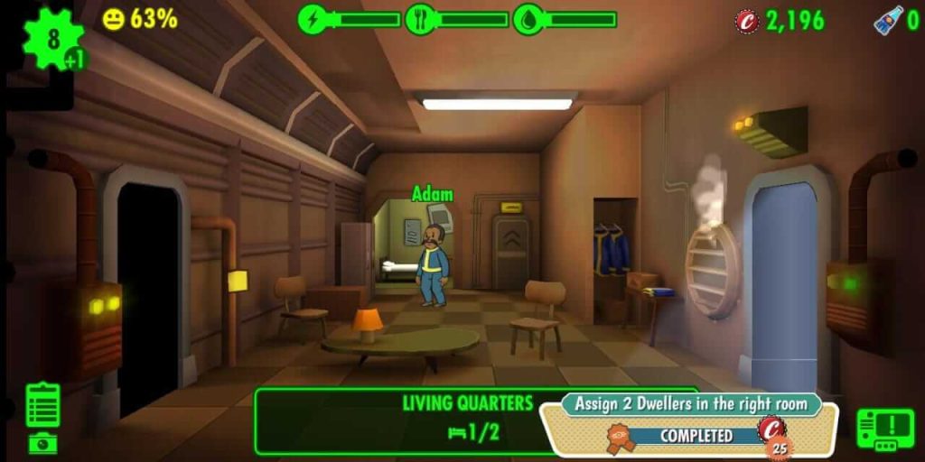 fallout shelter 1.8 mod apk