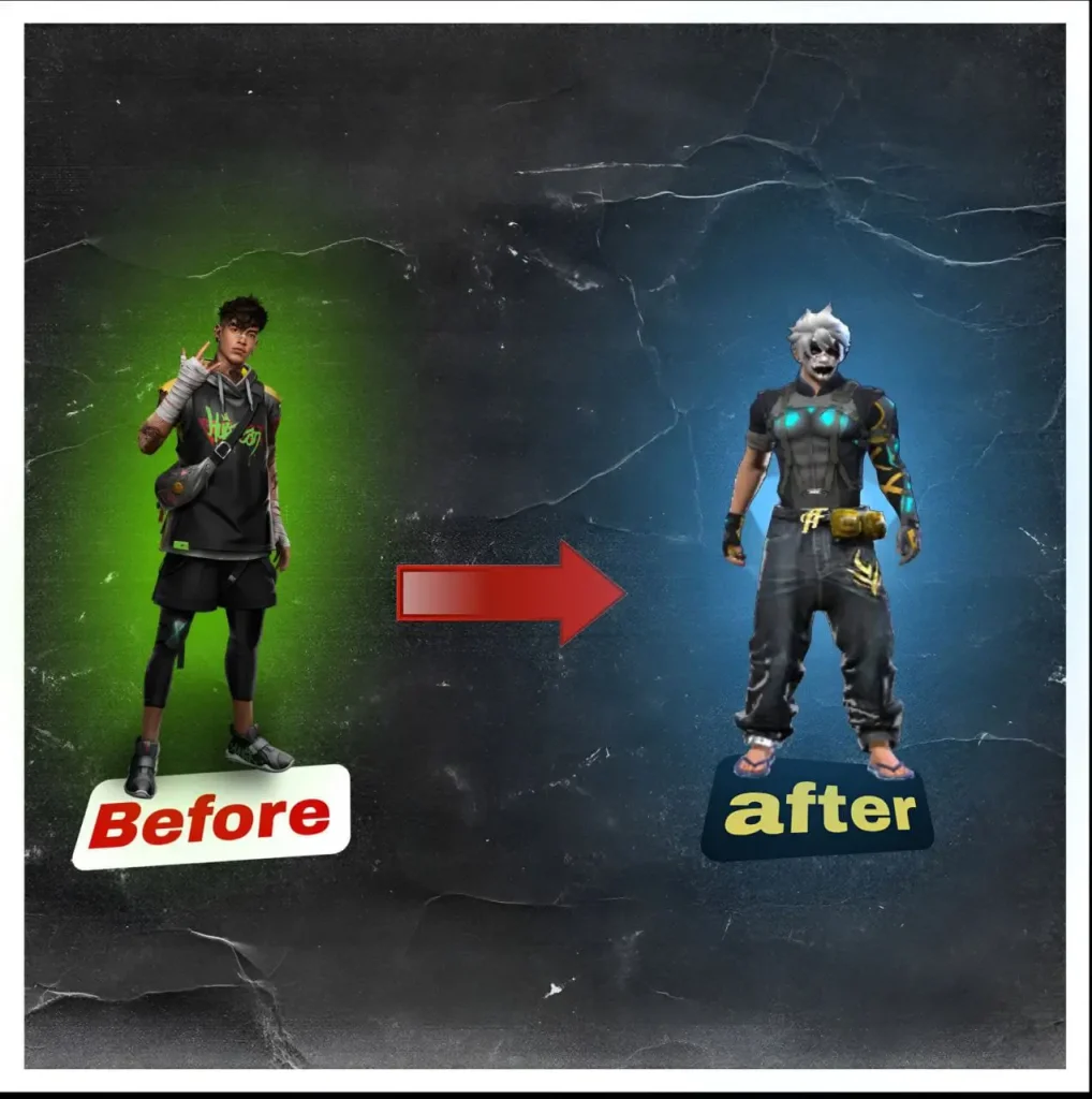 Black freestyle bundle in free fire file download