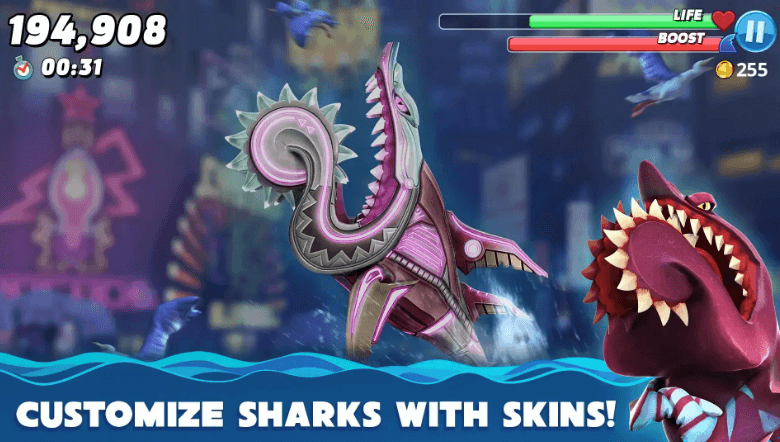 hungry shark world mod apk unlimited coin and diamond