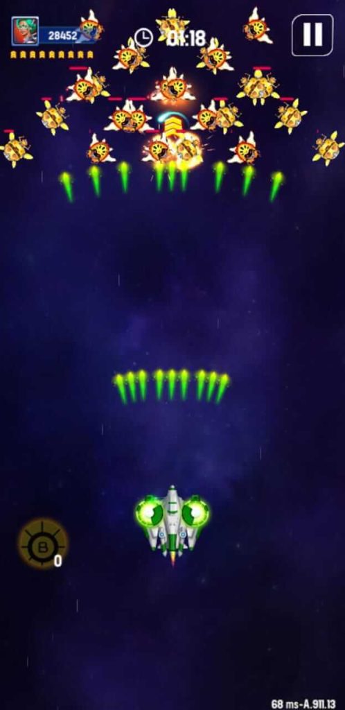Space Shooter v1.911 MOD APK (Menu/Unlimited Diamonds)